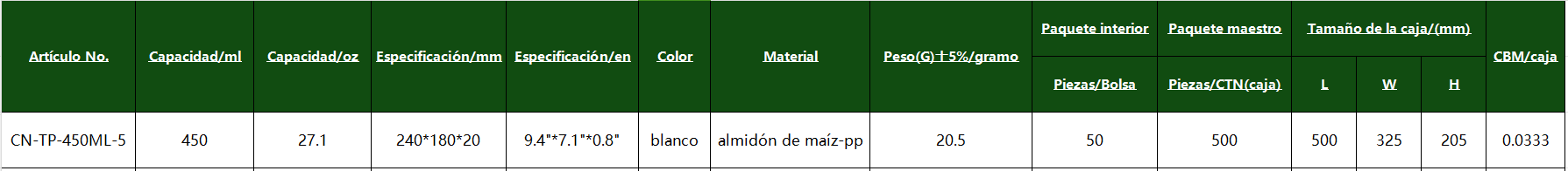CN-TP-450ML-5 CN-TP-450ML-5
